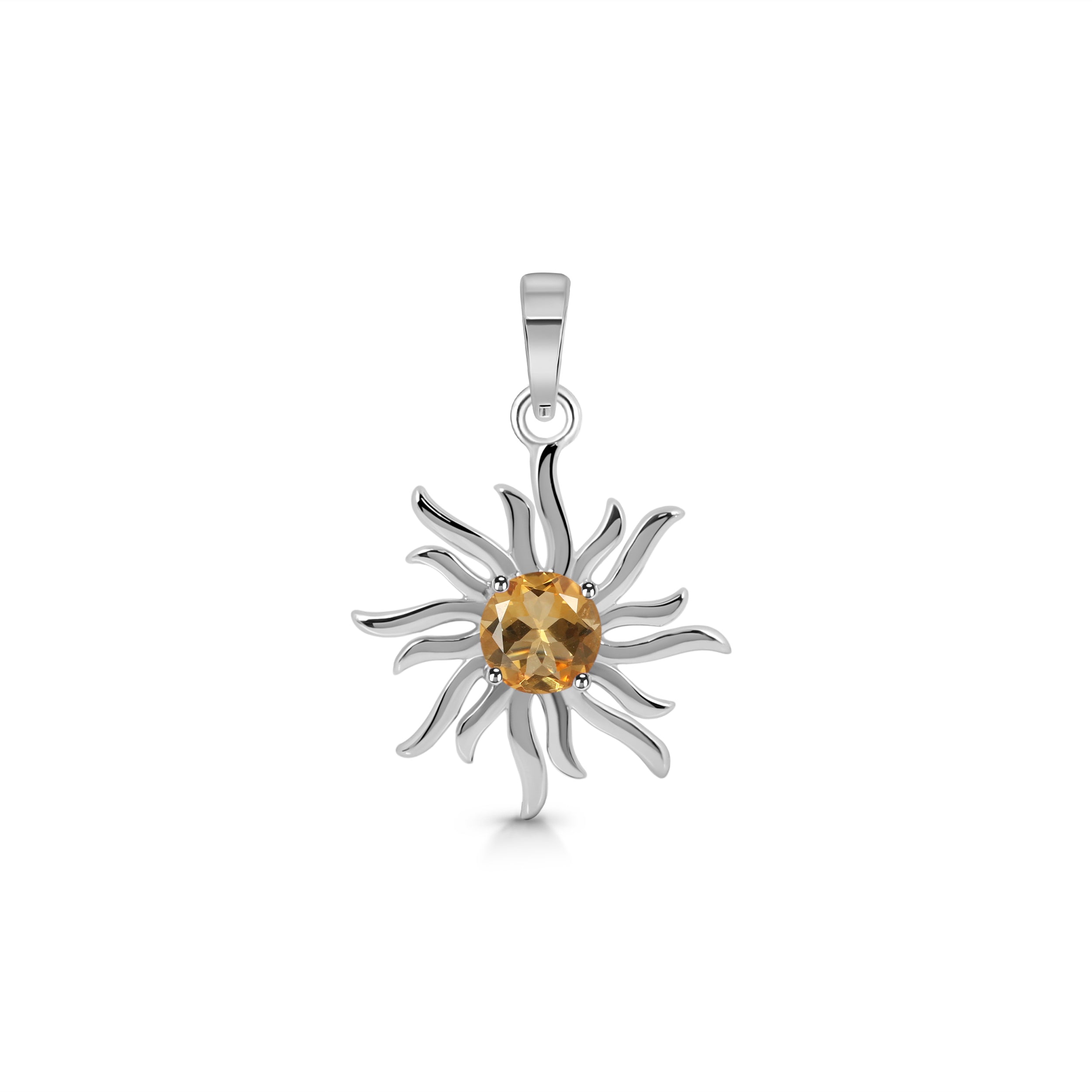 Citrine Pendant-(CIT-SN-152.)